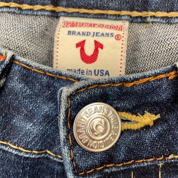 TRUE RELIGION CROP JEANS - Picture 4 of 10